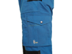 Obrázok z CXS STRETCH Montérkové nohavice s trakmi modré skrátené