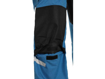 Obrázok z CXS STRETCH Pracovné nohavice s trakmi skrátené stredne modrá-čierna