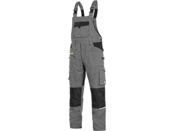 Obrázok z CXS STRETCH Pracovné nohavice s trakmi šedé