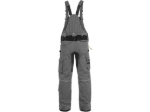 Obrázok z CXS STRETCH Pracovné nohavice s trakmi šedo-čierné