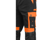 Obrázok z CXS SIRIUS BRIGHTON Pracovné nohavice čierno-oranžové