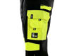 Obrázok z CXS SIRIUS BRIGHTON Pracovné nohavice s trakmi čierno-žltá