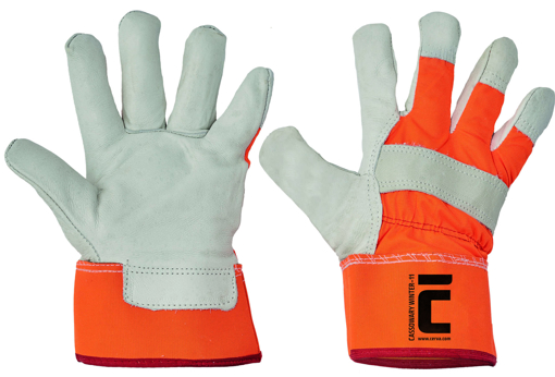 Obrázok z Cerva CASSOWARY WINTER Pracovné rukavice HV oranžová-zimné - 72 párů