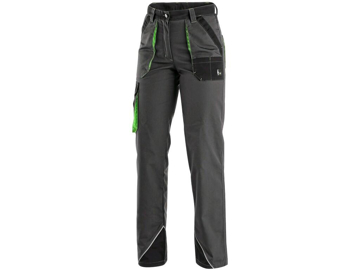 Obrázok z CXS SIRIUS AISHA Pracovné nohavice šedo-zelené