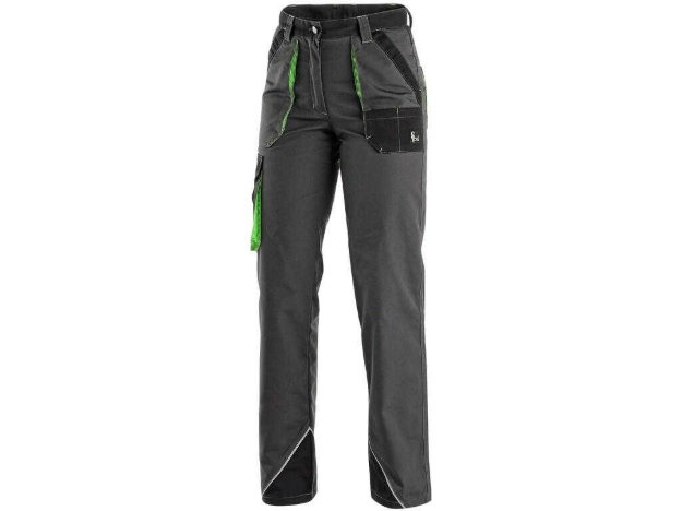 Obrázok z CXS SIRIUS AISHA Pracovné nohavice šedo-zelené