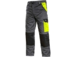 Obrázok z CXS PHOENIX CEFEUS Montérkové nohavice šedo-žlté