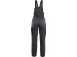 Obrázok z CXS PHOENIX HEKATE Dámske pracovné nohavice s náprsenkou šedo / čierne