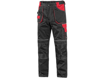 Obrázok z CXS ORION TEODOR Pracovné nohavice čierno / červená