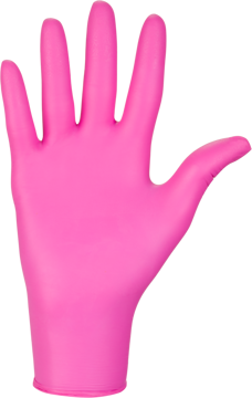 Obrázok z MERCATOR nitrylex® magenta jednorázové rukavice