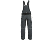 Obrázok z CXS STRETCH Pracovné nohavice s trakmi tmavo šedé-čierna