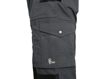 Obrázok z CXS STRETCH Pracovné nohavice s trakmi tmavo šedé-čierna