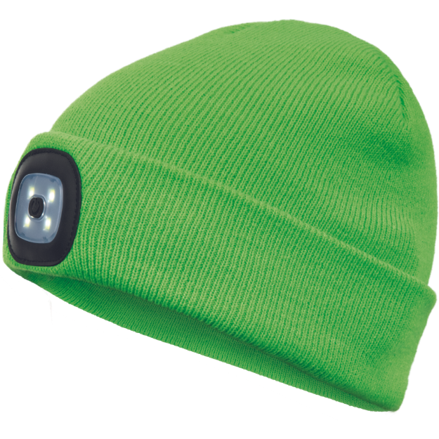 Obrázok z Cerva DEEL LED čiapka s lampou limetková