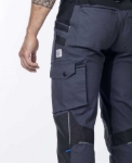Obrázok z ARDON®4Xstretch® Pracovné nohavice s trakmi tmavo šedá