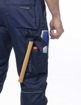 Obrázok z ARDON®SUMMER Pracovné nohavice s trakmi tmavo modré predĺžené