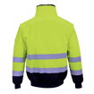 Obrázok z Portwest PJ50 PILOT HI-VIS Reflexná bunda žltá/tmavo modrá 3v1 - zimná