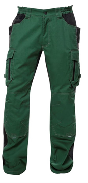 Obrázok z Pracovné nohavice ARDON®VISION do pása zelené skrátené