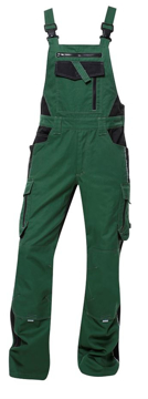 Obrázok z ARDON®VISION  Pracovné nohavice s trakmi zelený  skrátené