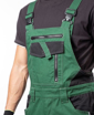 Obrázok z ARDON®VISION  Pracovné nohavice s trakmi zelený  skrátené
