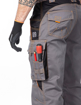 Obrázok z ARDON®VISION  Pracovné nohavice s trakmi sivý skrátené