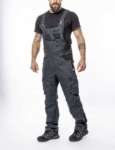 Obrázok z ARDON®VISION Pracovné nohavice s trakmi skrátené tmavo šedé