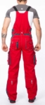 Obrázok z ARDON®VISION Pracovné nohavice s trakmi predĺžené červené