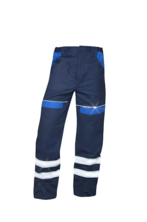 Obrázok z ARDON®COOL TREND Reflexné nohavice do pásu tm. modrá - sv. modrá