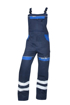 Obrázok z ARDON®COOL TREND Reflexné nohavice s trakmi  tmavo modrá - svetlo modrá