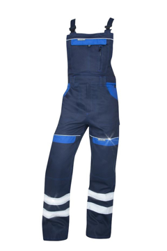 Obrázok z ARDON®COOL TREND Reflexné nohavice s trakmi  tmavo modrá - svetlo modrá
