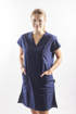 Obrázok z REFLI Dámske zdravotnícke šaty tmavo modré