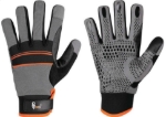 Obrázok z CXS CARAZ Pracovné kombinované rukavice šedo/čierne