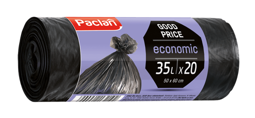 Obrázok z PACLAN vrecia na odpad Economic 35L, role/20ks
