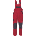 Obrázok z Cerva MAX NEO Pracovné nohavice s trakmi červeno / čierne 