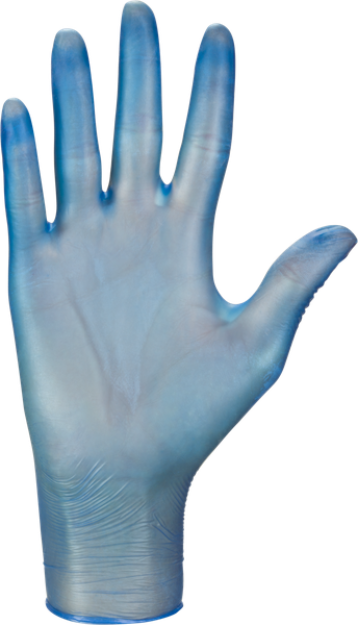 Obrázok z MERCATOR® simple vinyl (PF blue) jednorázové rukavice