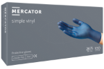 Obrázok z MERCATOR® simple vinyl (PF blue) jednorázové rukavice
