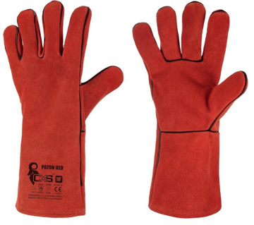 Obrázok z CXS PATON RED Pracovné rukavice zváracie - 60 párov
