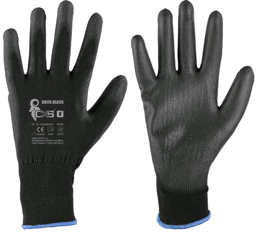 Obrázok z CXS BRITA BLACK Pracovné rukavice - 240 párov