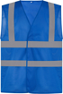Obrázok z YOKO Hi-Vis sieťovaná bezpečnostná vesta royal blue