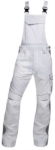 Obrázok z ARDON®URBAN+ Pracovné nohavice s trakmi skrátené biele 