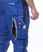 Obrázok z ARDON®URBAN+ Pracovné nohavice s trakmi stredne modré skrátené