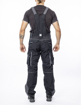 Obrázok z ARDON®URBAN+ Pracovné nohavice s trakmi čierne predĺžené
