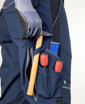 Obrázok z ARDON®URBAN+ Pracovné nohavice s trakmi tmavo modré predĺžené