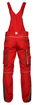 Obrázok z ARDON®URBAN+ Pracovné nohavice s trakmi jasne červené predĺžené