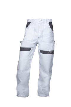 Obrázok z ARDON®COOL TREND Pracovné nohavice do pása bielo-šedé skrátené