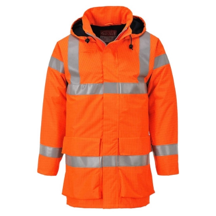 Obrázok z Portwest S774 Reflexná bunda Bizflame Rain Hi-Vis Multi Lite oranžová