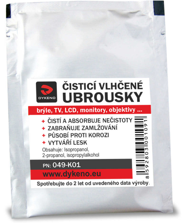 Obrázok z DYKENO Čistiaci vlhčený obrúsok
