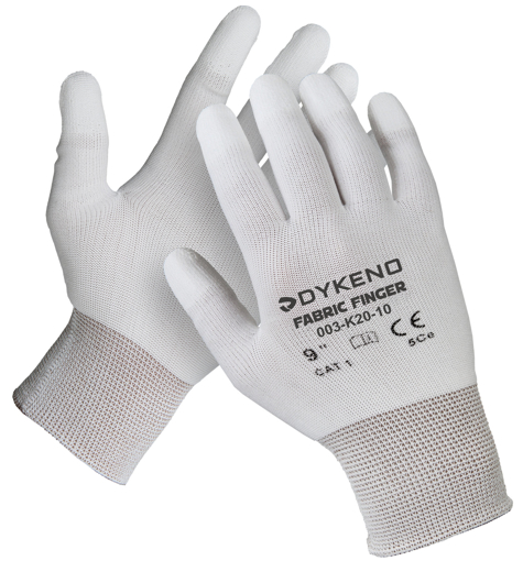 Obrázok z Textilné rukavice DYKENO Fabric Finger s namáčanými končekmi prstov