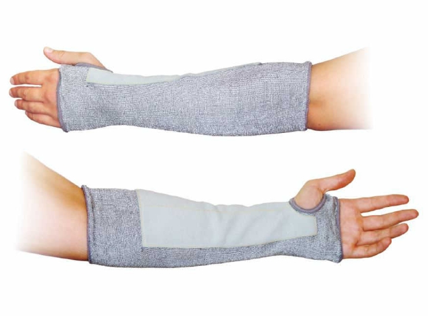 Obrázok z DYKENO Lartech Leather 350 mm vysoko odolný návlek na ruku proti prerezaniu s kožou