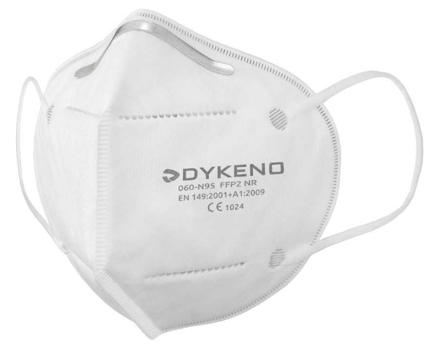 Obrázok z DYKENO Respirátor FFP2 N95 skladaný NR 5 kusov