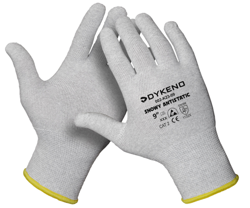 Obrázok z DYKENO Snowy textilní antistatické rukavice