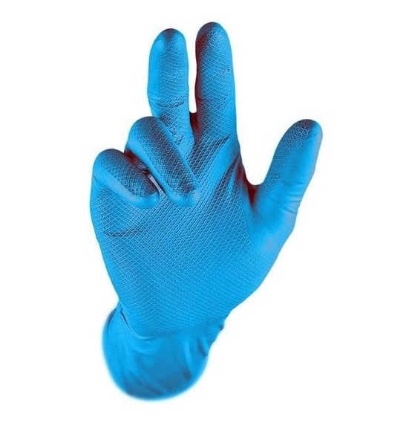 Obrázok z GRIPPAZ® 300 MM Pracovné jednorazové rukavice blue